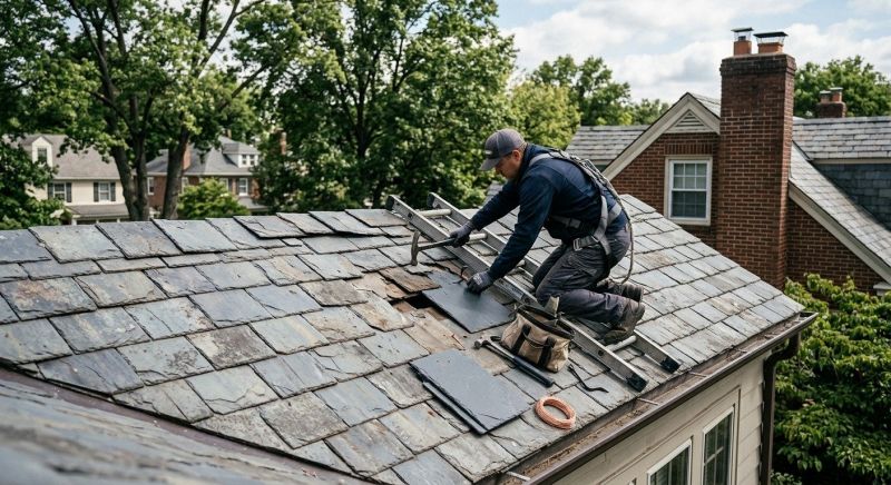 Our team working on Roofing Service projects in Smithville, TN