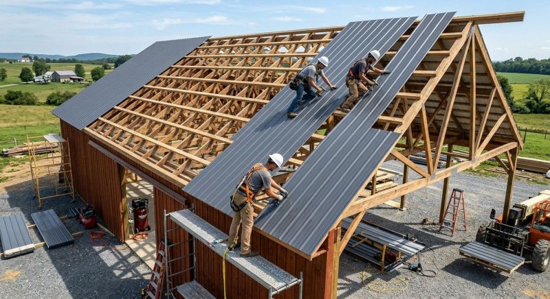 Barn Roof Construction in Smithville, TN