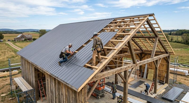 Barn Roof Installation in Smithville, TN