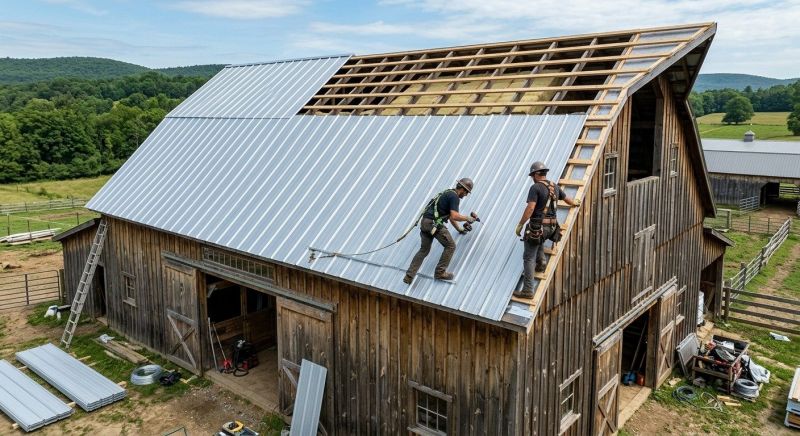 Barn Roof Installation in Smithville, TN