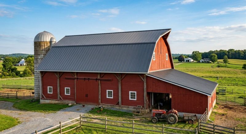 Barn Roof Replacement in Smith County, TN
