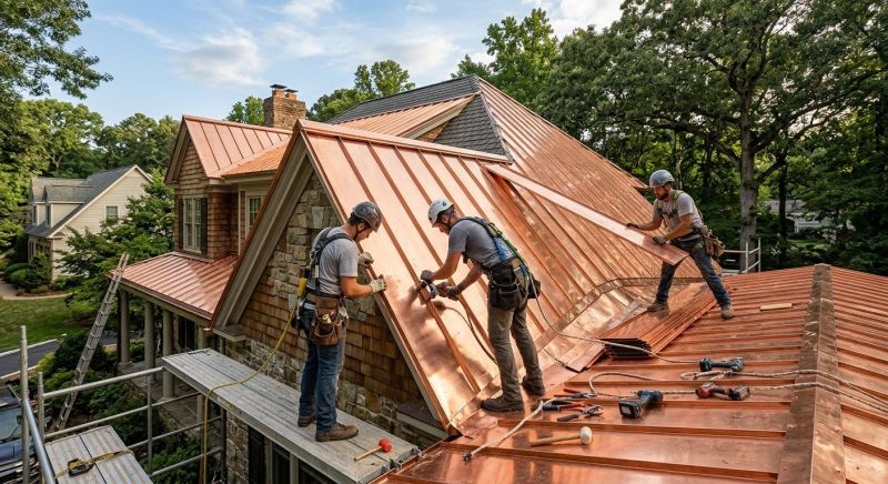 Copper Roof Installation in Smithville, TN