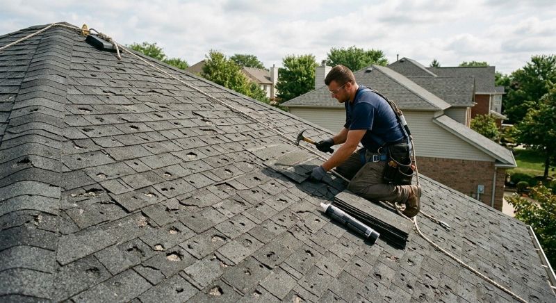 Damaged Roof Replacement in Carthage, TN