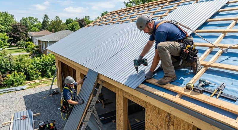 Sheet Roofing Installation in Smith County, TN