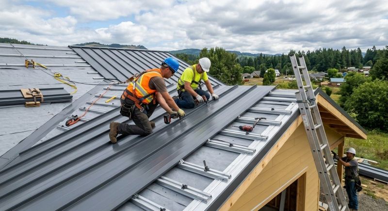 Sheet Roofing Installation in Woodbury, TN
